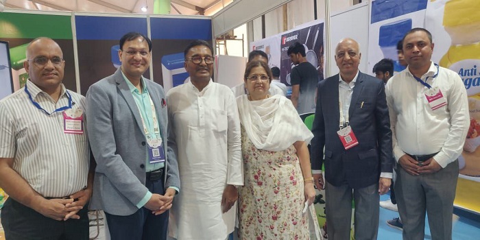 Visit of Suhana Masala Owner to our stall with his wife.